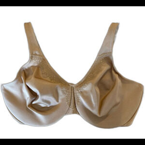 Bra Playtex Love My Curves Full-Figure Underwire Beige Size 42 DD Wide Straps